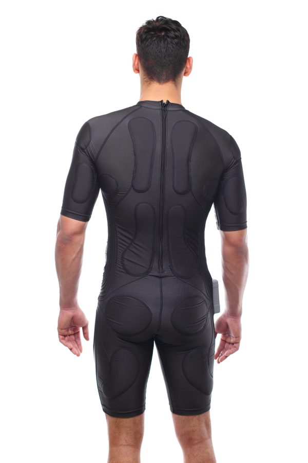man wearing black suit from the back